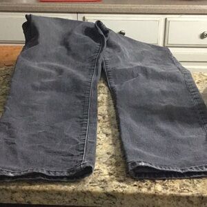 Madewell Perfect Vintage crop Jean black wash EUC 29